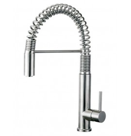 Смеситель Zorg SZR-2141 MASTER Inox, с выдвижной лейкой