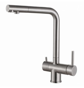 Смеситель Zorg SZR-7039 Inox, с подключением к фильтру