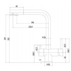 Смеситель Zorg SZR-7039 Inox, с подключением к фильтру