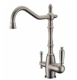 Смеситель под фильтр Zorg ZR 312 YF-33-Nickel Clear Water, никель