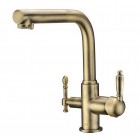 Смеситель под фильтр Zorg ZR 313 YF-33 BR Clear Water, бронза