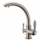 Смеситель под фильтр Zorg ZR 314 YF-33-Nickel Clear Water, никель
