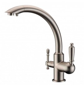 Смеситель под фильтр Zorg ZR 314 YF-33-Nickel Clear Water, никель