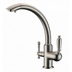 Смеситель под фильтр Zorg ZR 314 YF-33-Satin Clear Water, сатин