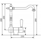 Смеситель Zorg ZR 320 Y, хром