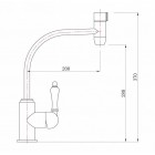 Смеситель под фильтр Zorg ZR 323 YF-50 BR Clear Water, бронза