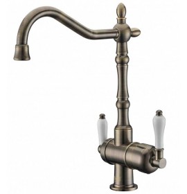 Смеситель под фильтр Zorg ZR 326 YF-Antique Clear Water, антик