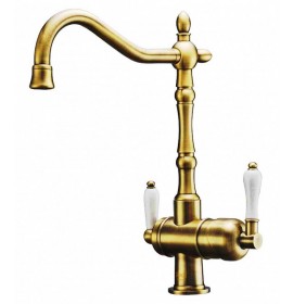 Смеситель под фильтр Zorg ZR 326 YF BR Light Clear Water, золото