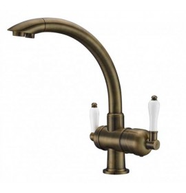 Смеситель под фильтр Zorg ZR 327 YF Antique Clear Water, антик