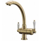 Смеситель под фильтр Zorg ZR 327 YF BR Clear Water, бронза