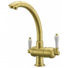 Смеситель под фильтр Zorg ZR 327 YF BR Light светлая бронза