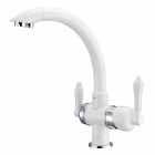 Смеситель под фильтр Zorg ZR 327 YF Clear Water, хром/Белый