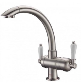 Смеситель под фильтр Zorg ZR 327 YF Nickel Clear Water, никель