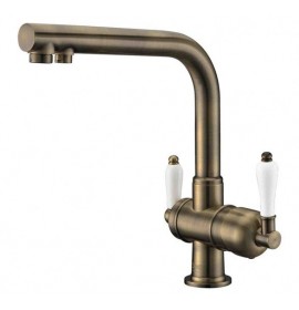Смеситель под фильтр Zorg ZR 328 YF Antique Clear Water, антик