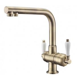Смеситель под фильтр Zorg ZR 328 YF BR Clear Water, бронза