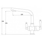 Смеситель под фильтр Zorg ZR 328 YF Clear Water, Кварц