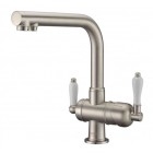 Смеситель под фильтр Zorg ZR 328 YF Nickel Clear Water, никель