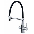 Смеситель под фильтр Zorg ZR 343-6 YF Clear Water, хром/Черный
