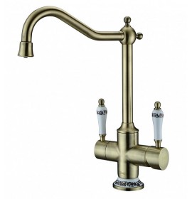 Смеситель под фильтр Zorg ZR 344 YF BR Clear Water, бронза