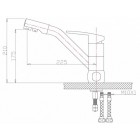 Смеситель под фильтр Zorg ZR 400 KF-12 Clear Water, Кварц