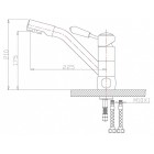 Смеситель под фильтр Zorg ZR 400 KF-46-BR Clear Water, бронза