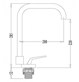 Смеситель Zorg ZR 405 Y, хром